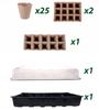 Mini greenhouse seedling set, 30 pieces