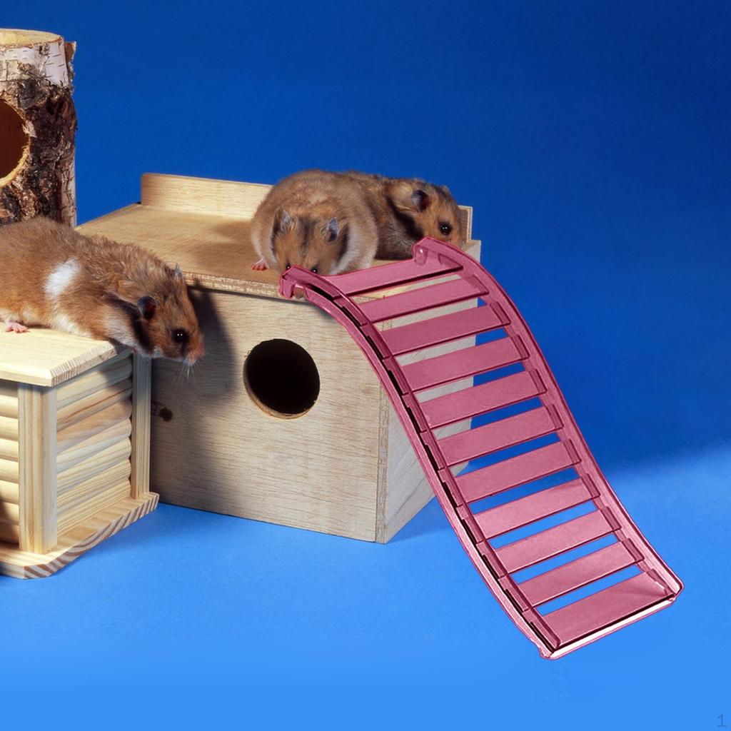 Hamster Climbing Accessory for Cage Decor And Small Animal Bridge