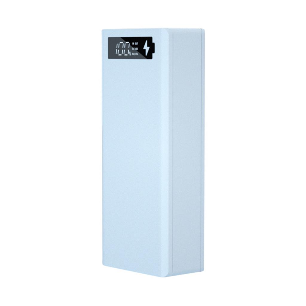 Detachable QC3.0 PD LCD Display DIY 16x18650 Battery Case Power Bank Shell 5W/10W Wireless Charging Box Without Battery