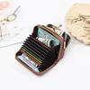 Korean Style Women's Wristlet Wallet - Accordion Coin Purse with Multi-card Slots