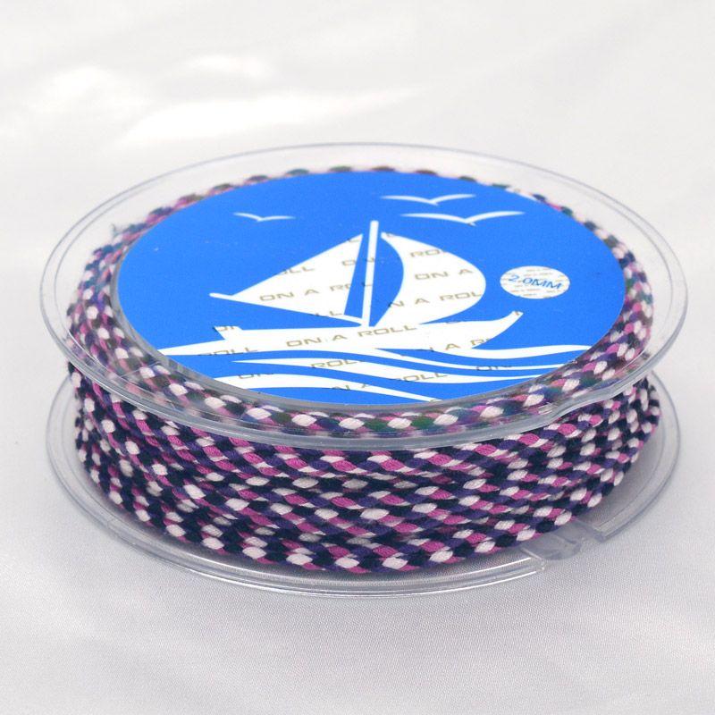 Colorful Carrying Strap Braided Rope Hand-Made Cotton Threads Handcraft Braiding Rope Braided Rope Bracelet Braiding Thread Crafts Tassel DIY Material