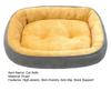 Cat Sofa Soft Plush Bed with Thickened Filling and Neck Protector Anti-Slip Bottom for Warm Winter Cats