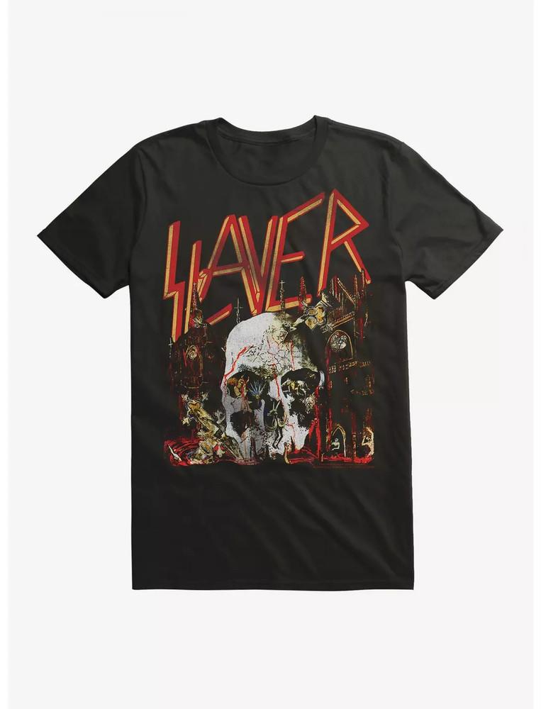 Slayer South Of Heaven Logo Extra Soft Unisex T-Shirt XL
