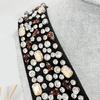 Fashion Jeweled Detachable Collar Shawl Versatile Lapel Colorful Rhinestones Collar Shawl for Dress Shirt