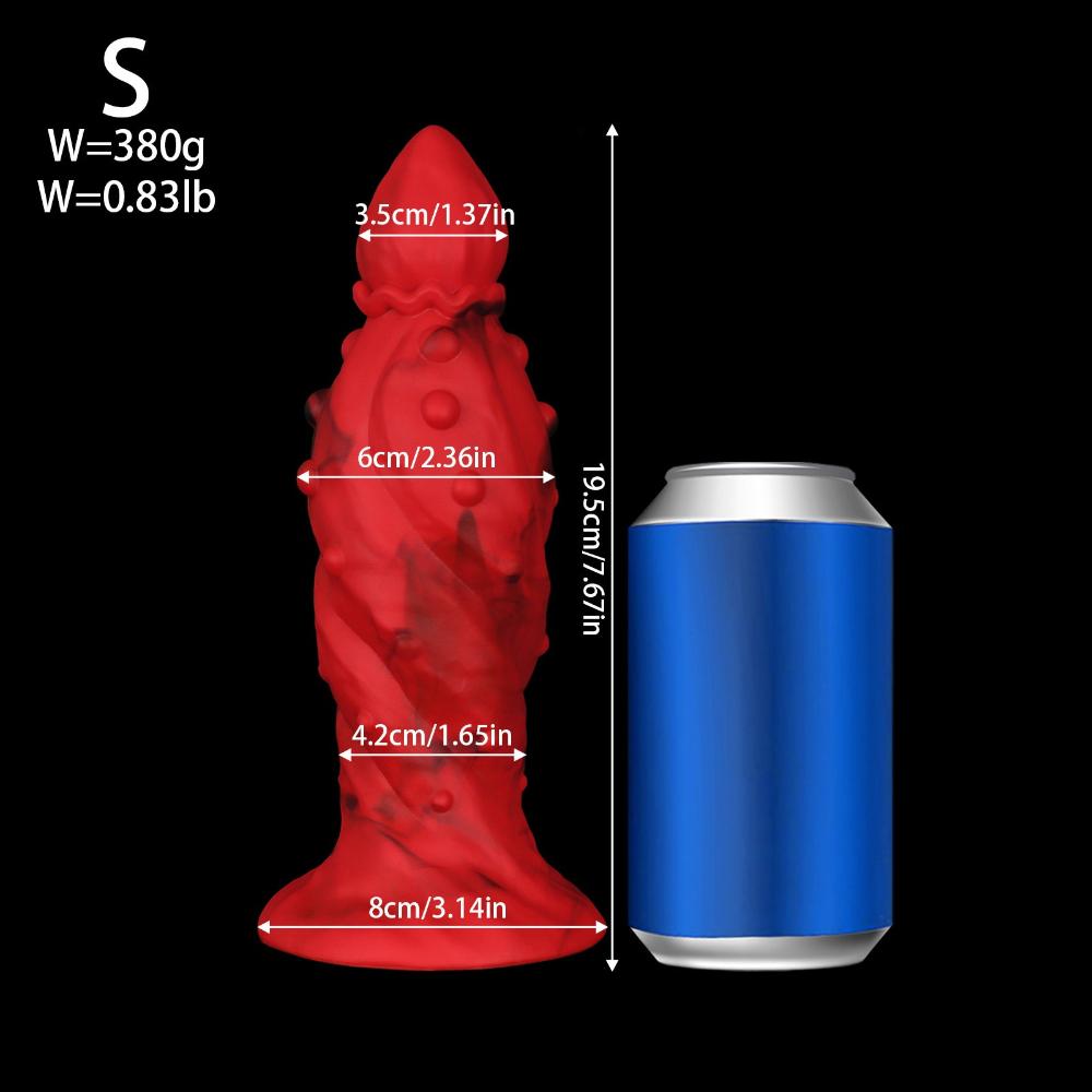 Silicone Anal Plug with Stimulating Beads – Pleasure Toy for Men & Women, Soft & Flexible Adult Intimacy Product