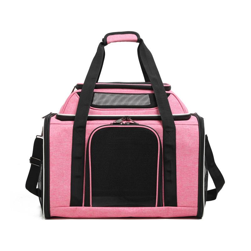 The New Cat Bag Is Portable and Large-capacity Heightening Breathable Trolley Case Foldable Car Dog Pet Bag