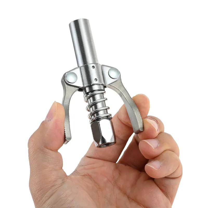 Grease Gun Needle Tips Nozzle 12" Flex Hose Dispenser Hydraulic Couplers Rubber Adapter Kit for Auto Tractor Machine Lubrication