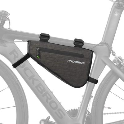 Rockbros Frame Bag Waterproof Road Bike Large Capacity Cycle Top Tube Bag Triangle Bag Strap Type Accessory Storage Easy Installation 3L/5L