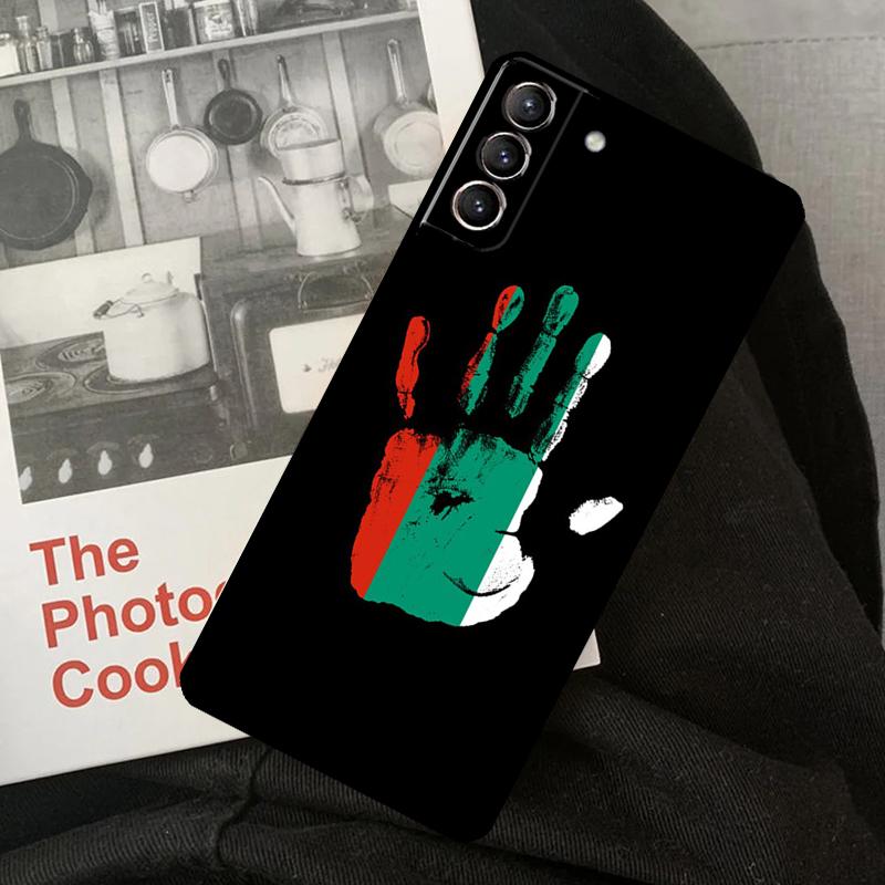 Bulgaria Flag Phone Case For Samsung Galaxy S24 S22 S23 Ultra S20 S21 S24 FE S9 S10 Plus Note 10 20 Ultra