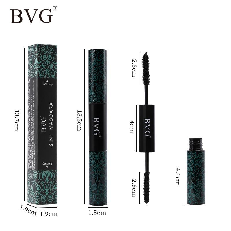 2-in-1 Mascara Set Is Waterproof and Non-smudgable, Making Lashes Long, Thick and Curled