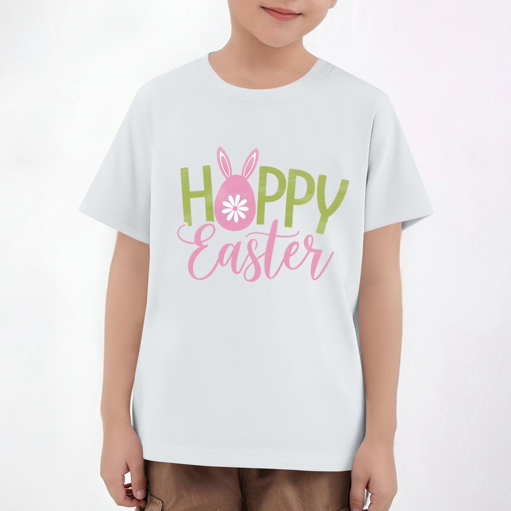 Ostern Kinder Hals Kurzarm Print Top