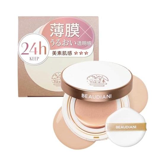 BEAUDIANI Mesh Tight Up Cushion Cushion Foundation Mesh Tight Up Cushion 12g Korean Cushion Foundation High coverage & makeup base Beautiful skin