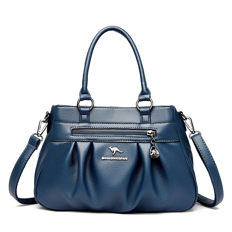 Weiße Luxus-Handtaschen Damentaschen Designer-Umhängetaschen für Damen 2023 Neue Leder-Schultertasche Damen Lässige große Einkaufstasche Sac