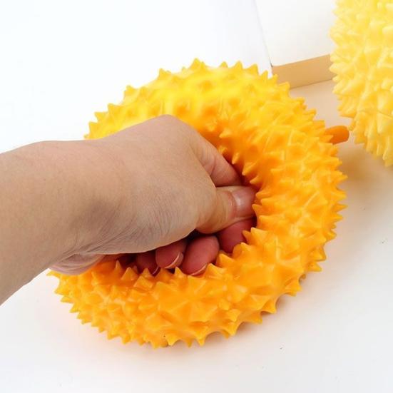 Durian Squeeze Toy Unbreakable Soft Fidget for Stress Relief Cute Fruit-Shaped Decompression