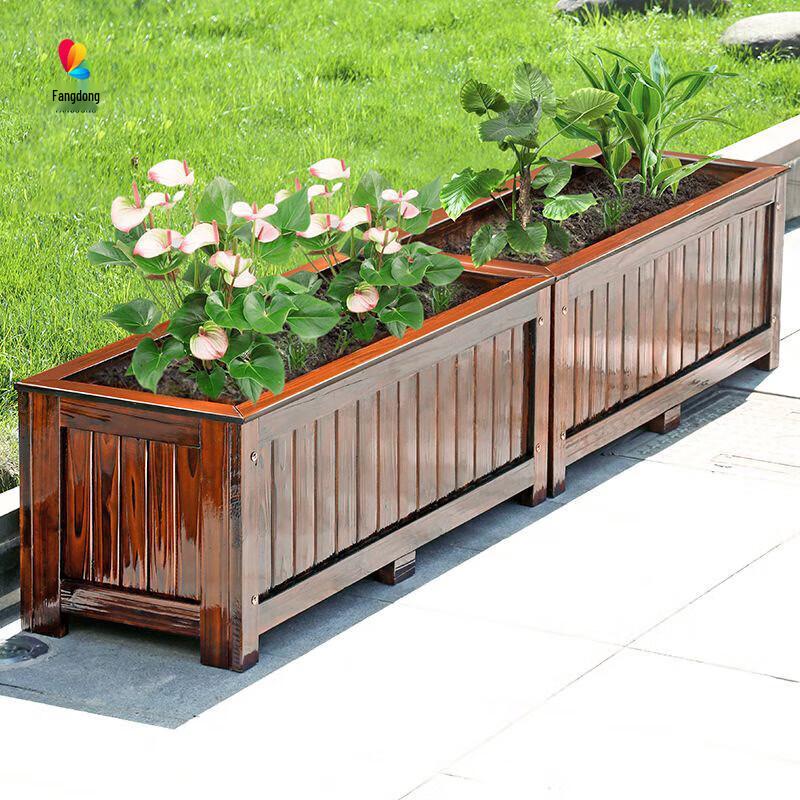 Anticorrosive Wood Planter Box