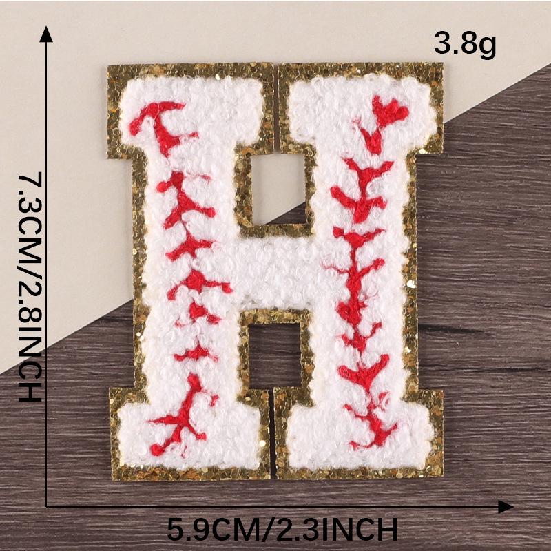 Gold Edge Chenille Smiley Face Embroidered Patch Badge