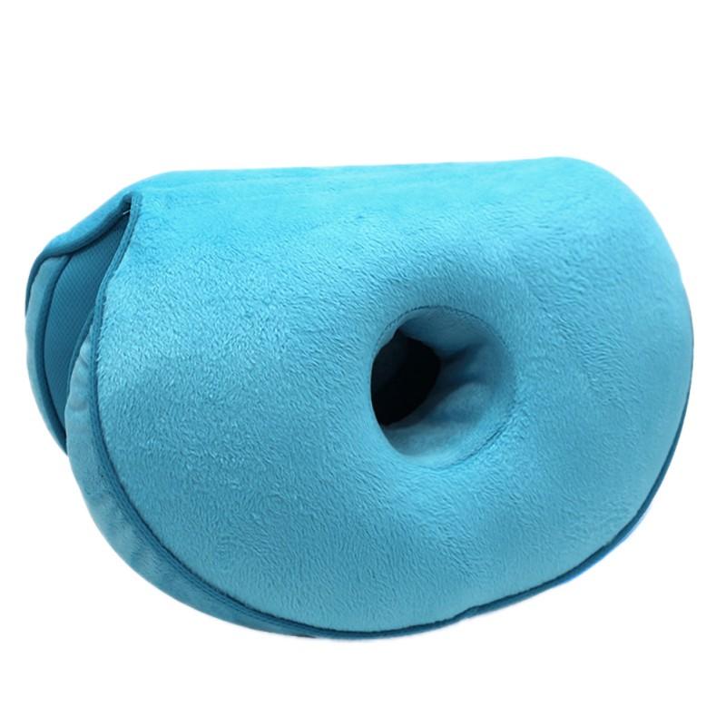 Home Office Dual Comfort Cushion Lift Hips Up Seat Cushion Multifunction For Pressure Relief Fits In Car Seat