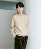 210EDIT Unisex Soft Knit Round Neck [Light Beige]_Zz4Sw070