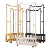 Light Luxury Clothes Rack Storage Basket Coat Rack New Floor-to-ceiling Hanger  Bedroom Use