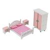 Children Simulation Miniature Dollhouse Bedroom Scene Small Furniture Home Role Playing Educational 