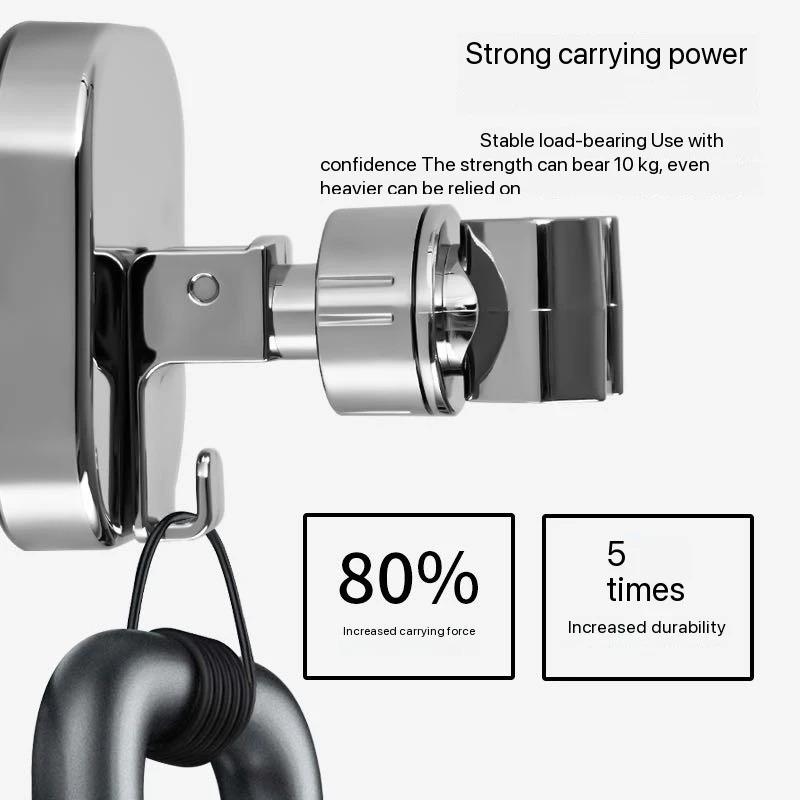 Adjustable Shower Rack Suction Cup Type Lotus Canopy Bracket Handheld Shower Head Bathroom Nozzle Fixed Base Home Pet Clean