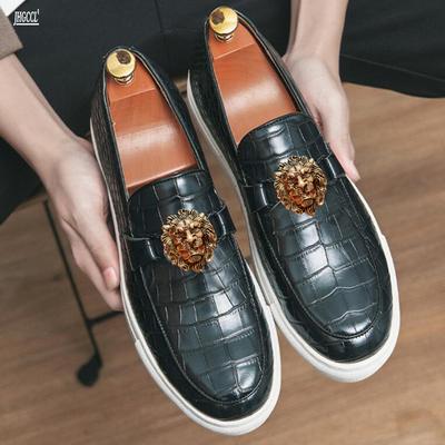 Grande taille 38-48 ensemble de pieds pour hommes chaussures à franges tendance britannique décontracté plat slip-on mocassins paresseux A1