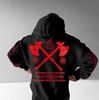 European and American Wish Independent Station Tide Brand Pattern Hooded Sweater Supports a Custom-made