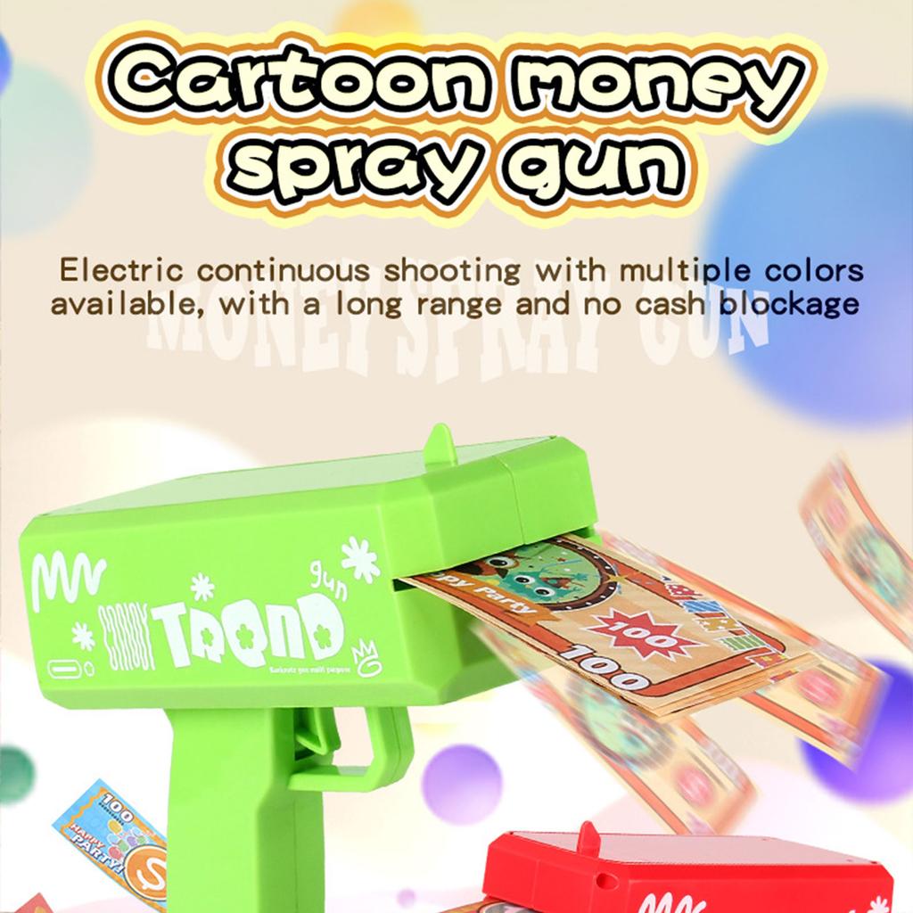 Distinctive Party Cash Flinger Accessory Handy Handheld Money Dispensing Toy Fun Money Dispenser for Games and Parties