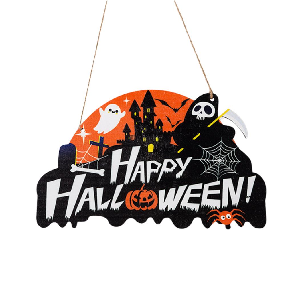 Happy Holiday Wooden Sign For Front Door Rustic Indoor Outdoor Plaque Wall Arts Decorations For Porch Door Wall