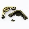 5pcs Metal Protector Corner Buckles For Bag Edging Clasp Screws Purse Book Cover Corners End Lock Hardware Accessories
