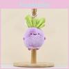Adorable Creative Plush Vegetable Cabbage Keychain Toy Soft Doll And Bag Accessory