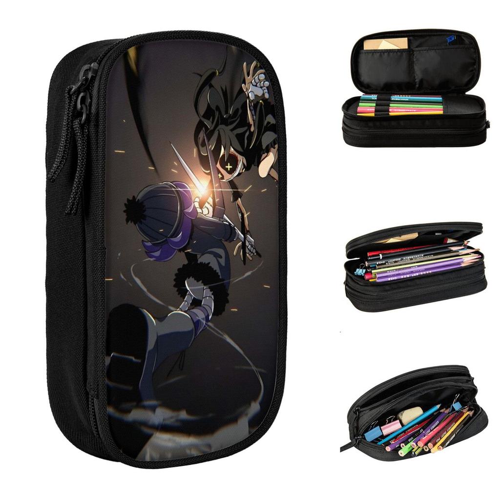 Fun Murder Drones Pencil Case Tragi Comedy Pencil Box Pen Holder Kids Large Storage Bag Students School Zipper Stationery