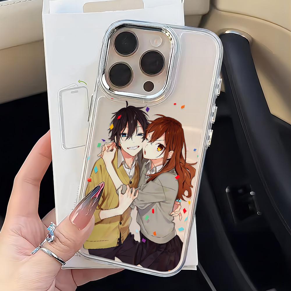 

Cartoon H-Horimiya Phone Case For iPhone 17 16e 16 15 14 13 12 11 mini Pro Max X XR XSMAX 8 7 Air Plus Transparent Soft Cover iPhone XSMax
