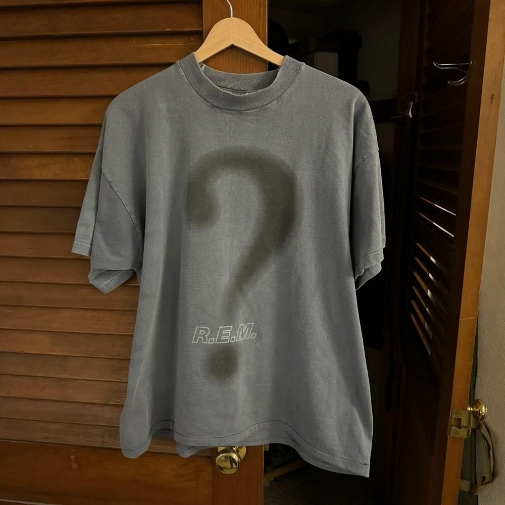 Hot REM 1995 Question R.E.M. Short Sleeve S-235XL 20D1265 Unisex T-Shirt