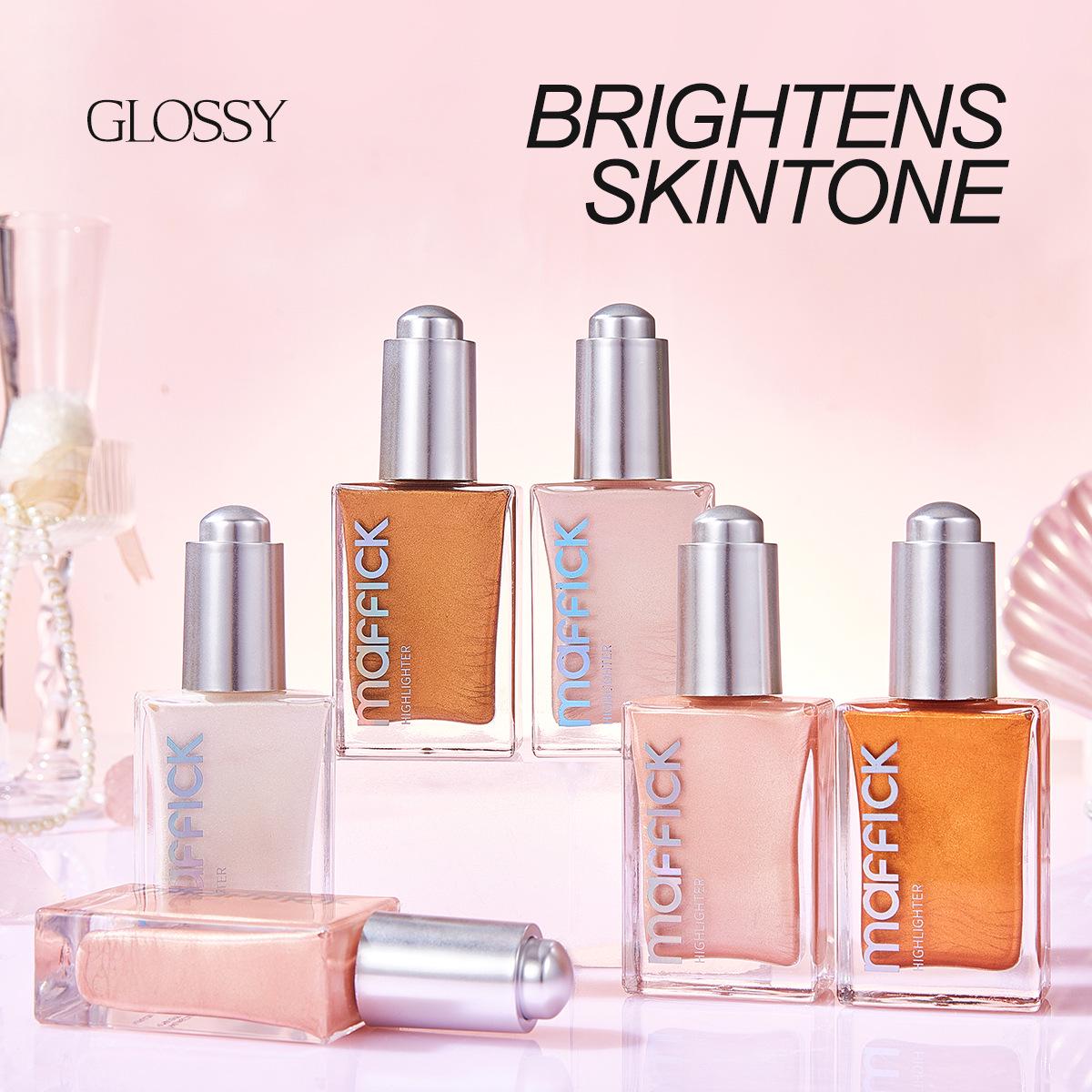 

MAFFICK Beach Glow: Cross-border Brightening Face & Body Highlighter Oil 30ml