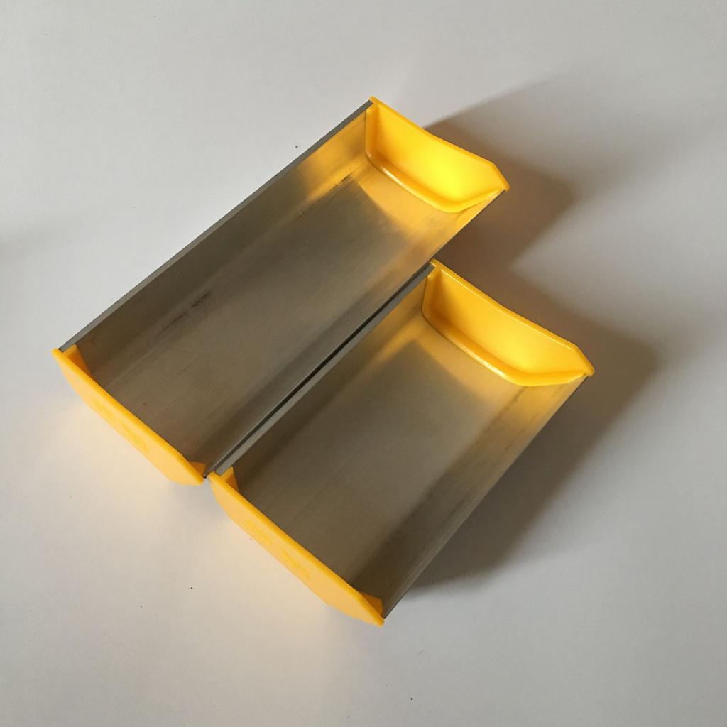 4/6 Inch Screen Printing Aluminum Alloy Emulsion Scoop Coater 11/16CM Silk Screen Printing Sizing Scrape Coating Press Tools