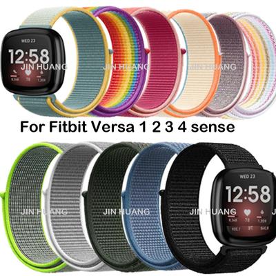 Nylonový remienok pre Fitbit Versa 4 3 2 Lite Smart hodinky náhradný remienok pre Fitbit Sense 2 Slučka Correa Náramok