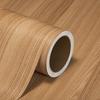 PVC Walnut Wood Grain Self-Adhesive Decorative Film - Waterproof & Moisture-Proof Wallpaper for Hotel Renovation