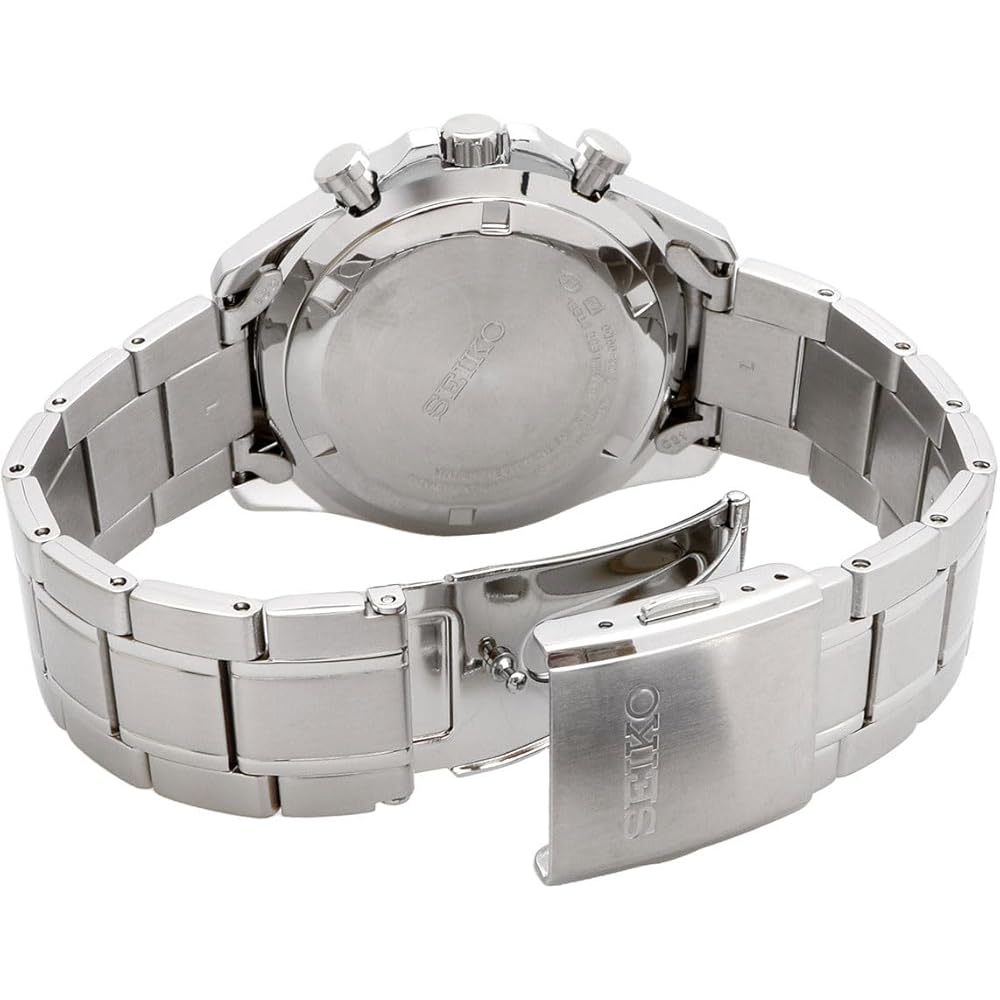 Ανδρικό Ρολόι Seiko Χρονογράφος 1/5 Δευτερολέπτου Quartz SBTR027 Μπλε-Γκρι Μεταλλικό [Επίσημο Ιαπωνικό Προϊόν]
