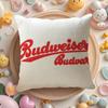 BBudweiser Budvar Brewery Pillow Case Pattern Printed Pillowcase for Living Room Sofa Cushion Cover  Bedroom Decor