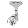 Musiclily Pro electric bass tuning chrome 4-in-line pegs,