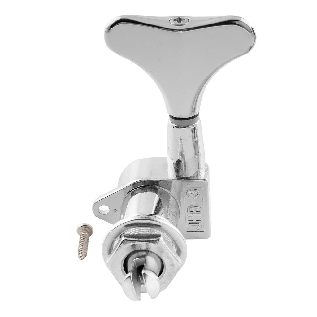 Musiclily Pro electric bass tuning chrome 4-in-line pegs,