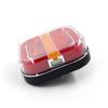 2pcs 12V 24V 4inch Square LED Tail Light Licesen Plate Taillight Turn Signal For Trailer Bus Pickup Rear Left Right Brake Lamp