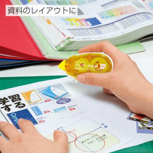 KOKUYO Tape Glue Dot Liner Main Unit Weak Adhesive Stick and Peel Ta-DM401-08