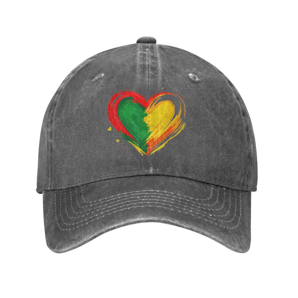 African Heart Black History Month American Casual Baseball Cap Summer  Trucker Hat Running Hippie Snapback Cap Men Baseball Caps
