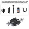 Durability Metal Plastic Construction Double Ball Dead Adapter for Camera Tripods Mic Stand Featuring Easy Installation