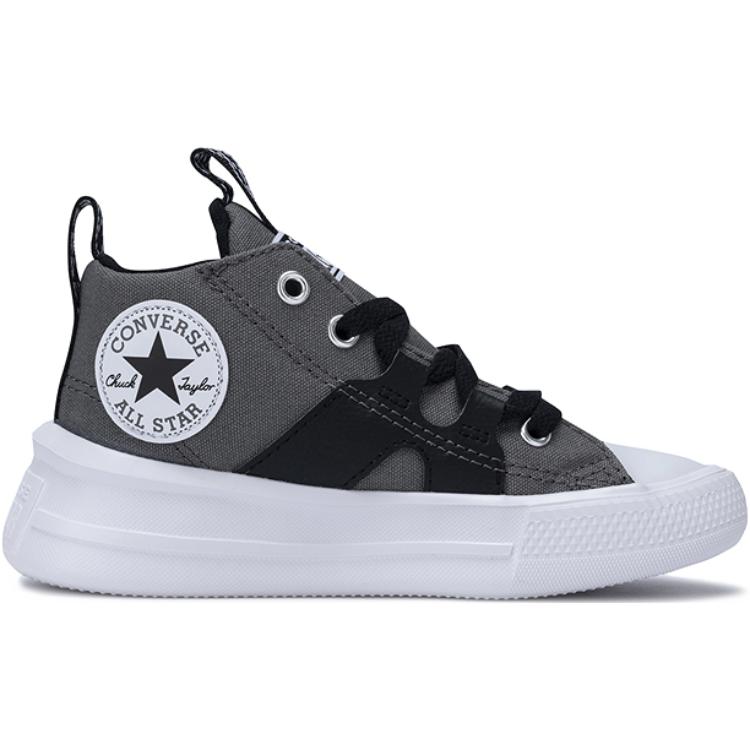 Converse Chuck Taylor All Star Comfortable Versatile Mid-Top Kids Canvas Shoes Kids Sneakers Gray Black A09340C