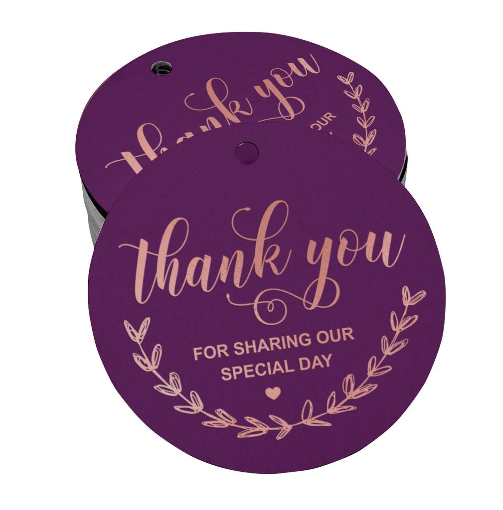 Inkdotpot Thank You For Sharing Our Special Day Bridal Shower-Baby Shower-Retirement-Wedding-Birthday Bottle Tag
