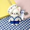 Eye Gintama Mask Anime Character Cat Plush Doll Toy Pendant For Decoration Bag