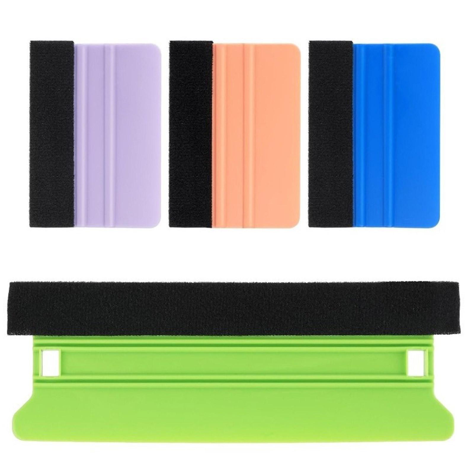 

Pack of 4 Felt Squeegee Set Suitable for Decal Application Car Wrap Window Films Professional Car Wrap Film Installation